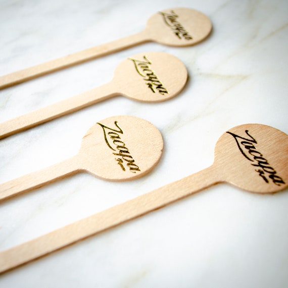 Company Logo Wooden Stir Sticks, Wooden Cocktail Stirrers, Wedding Stir  Sticks, Rum Signature Cocktail, Custom Drink Stirrers, Swizzle Stick 