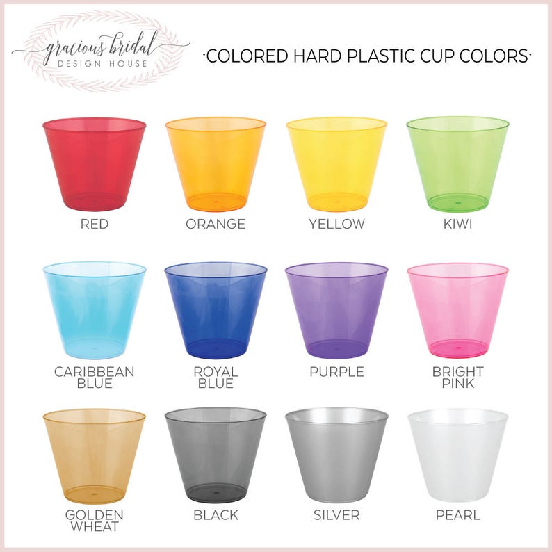 Colored Hard Plastic Cups I Want to Be Loved Bayou Printed Etsy