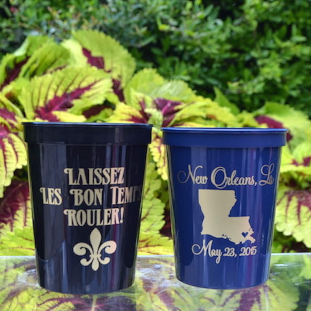 Personalized Louisiana Stadium Party Cups Custom State Pride Etsy