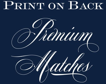 Print on Back of Matchboxes
