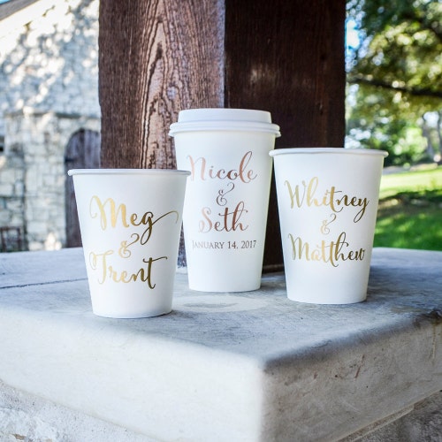 Custom Coffee Cups Personalized Paper Coffee Cups Paper - Etsy