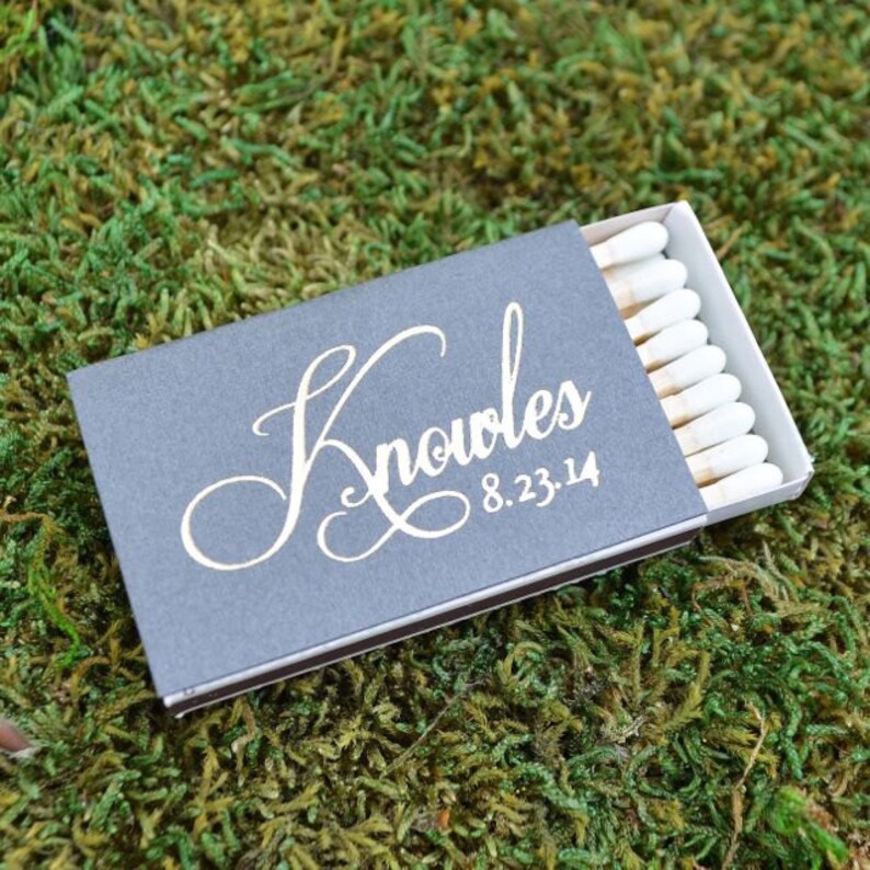 Custom Logo Matchboxes Custom Wedding Matches Personalized Etsy