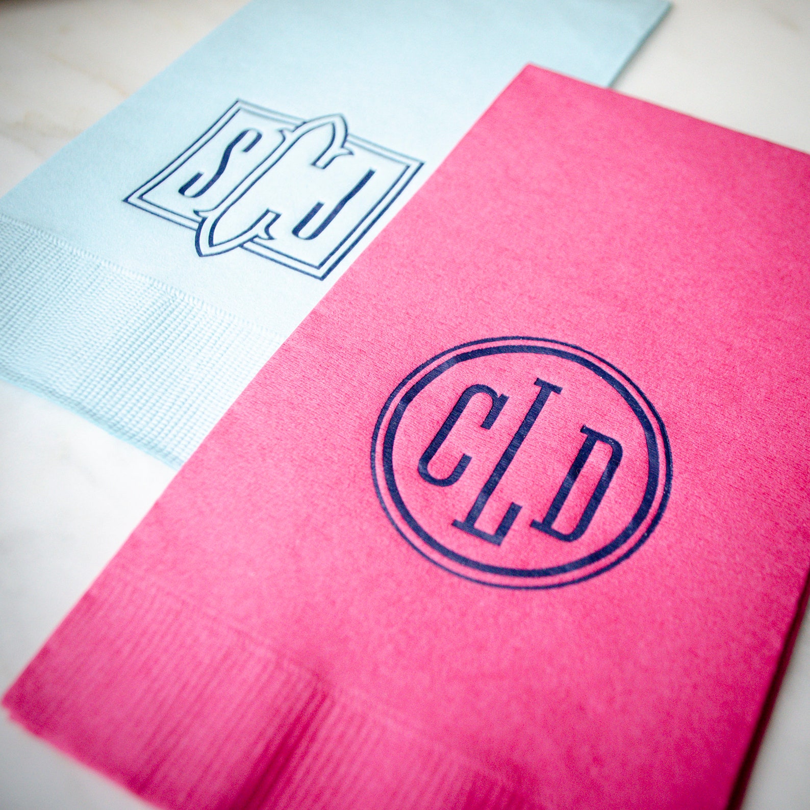 Custom 3 Ply Guest Bathroom Hand Towels Monogrammed Guest - Etsy