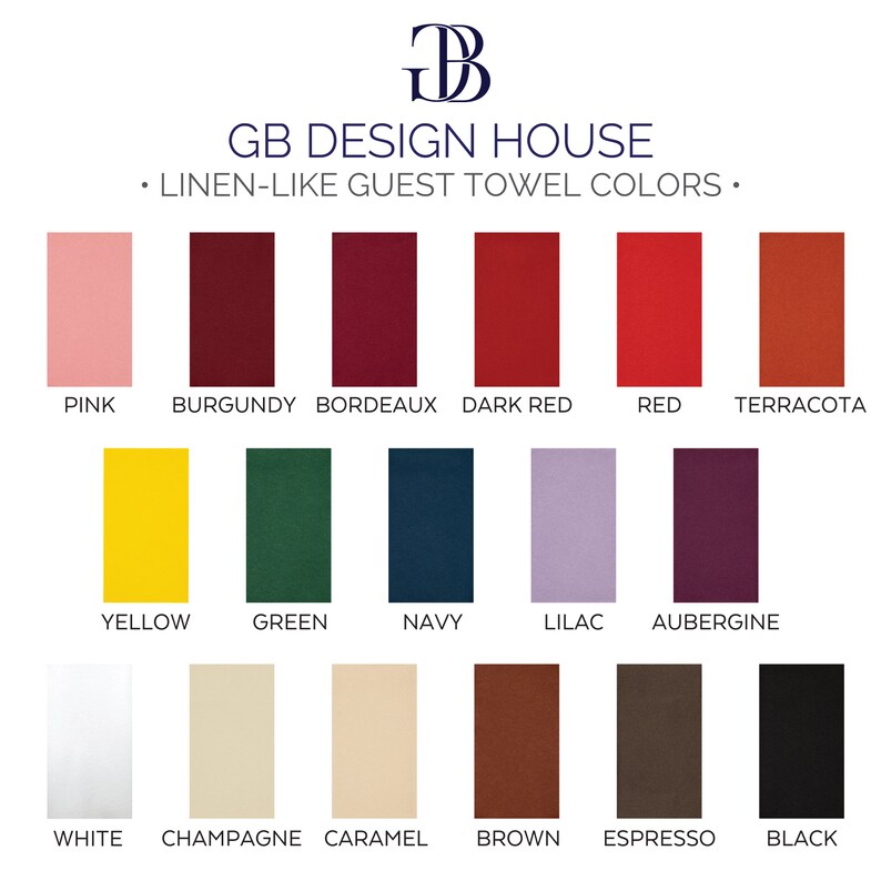 Custom Linen Like Guest Towels Personalized Wedding Bathroom Etsy