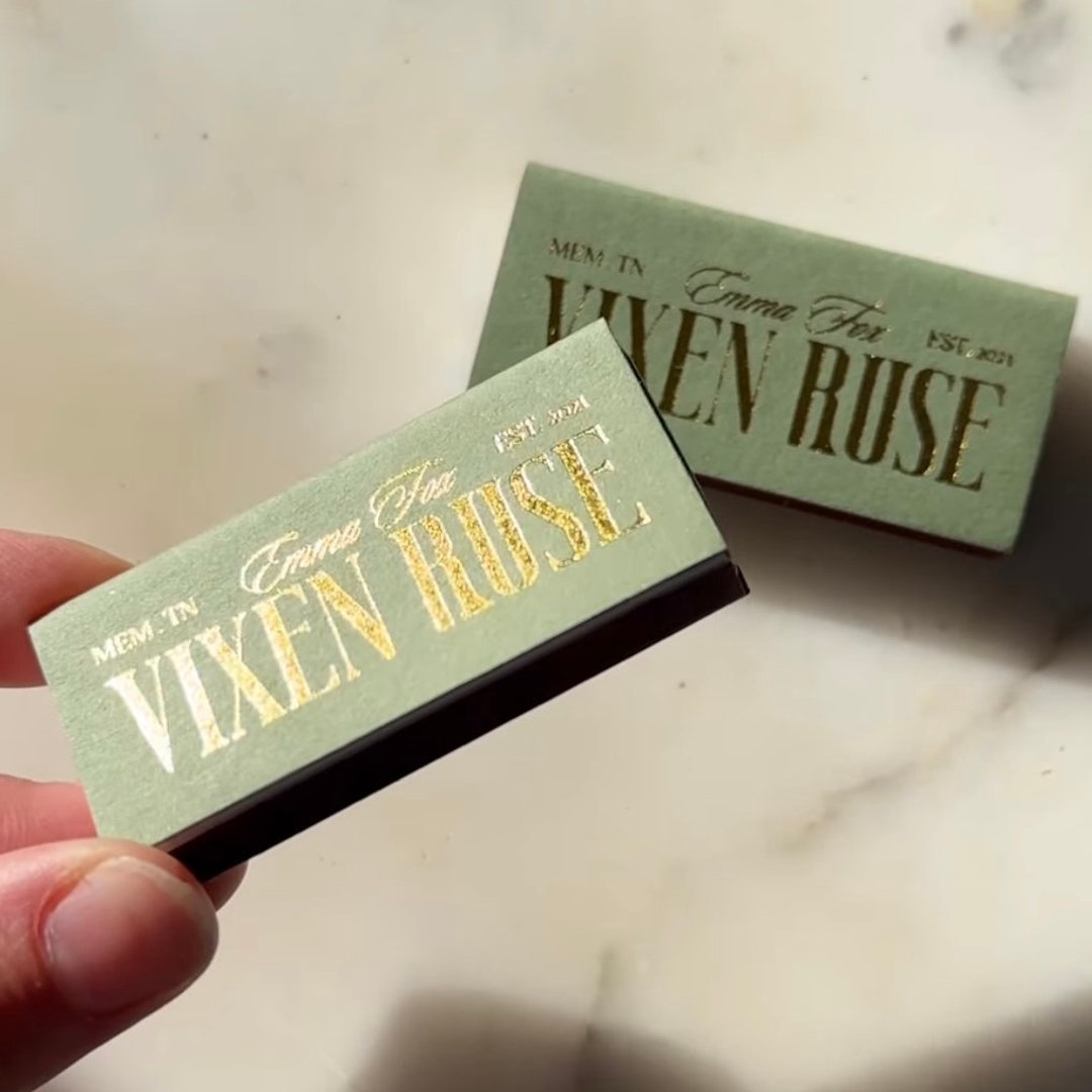 Premium Corporate Matchboxes, Personalized Company Logo Matches, Foil ...