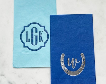 Custom 3ply Guest Towels, Personalized 3ply Wedding Bathroom Napkins, Housewarming Gift, Paper Hand Towel, 3ply Guest Towel Bathroom Napkins