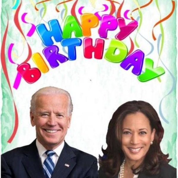 Kamala Harris Birthday Card - Etsy