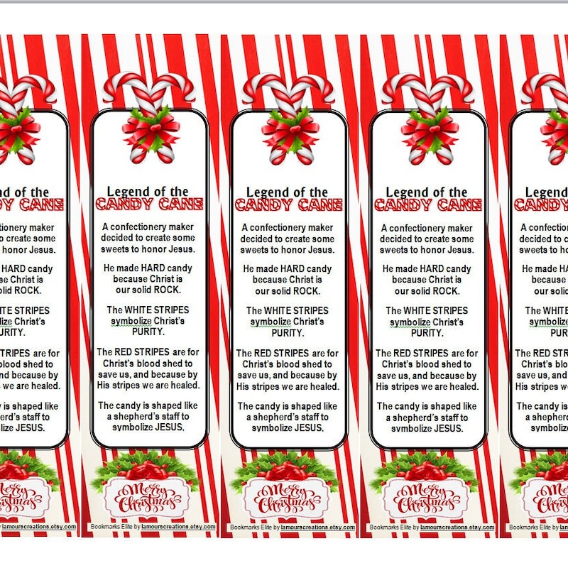 Legend of the Candy Cane Etsy