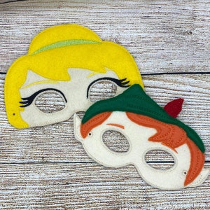 Tinkerbell & Peter Pan Inspired Mask - Play Mask