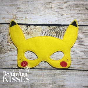 Pikachu Inspired Mask