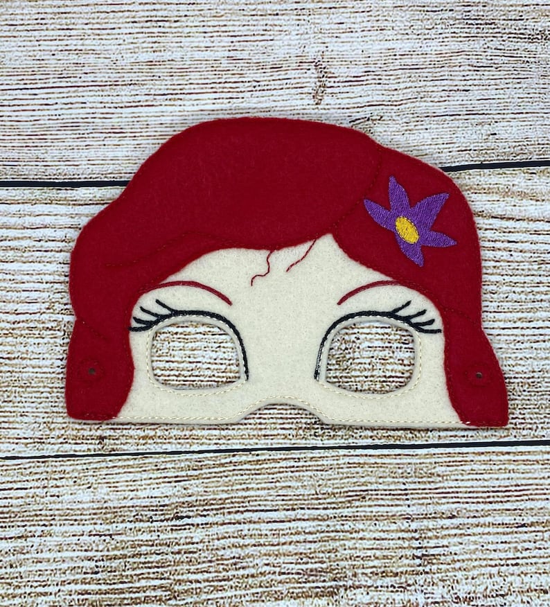 Little Mermaid Inspired Mask - Play Mask - Ariel - Eric - Etsy