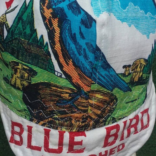 Blue Bird Flour Sack Welding Cap