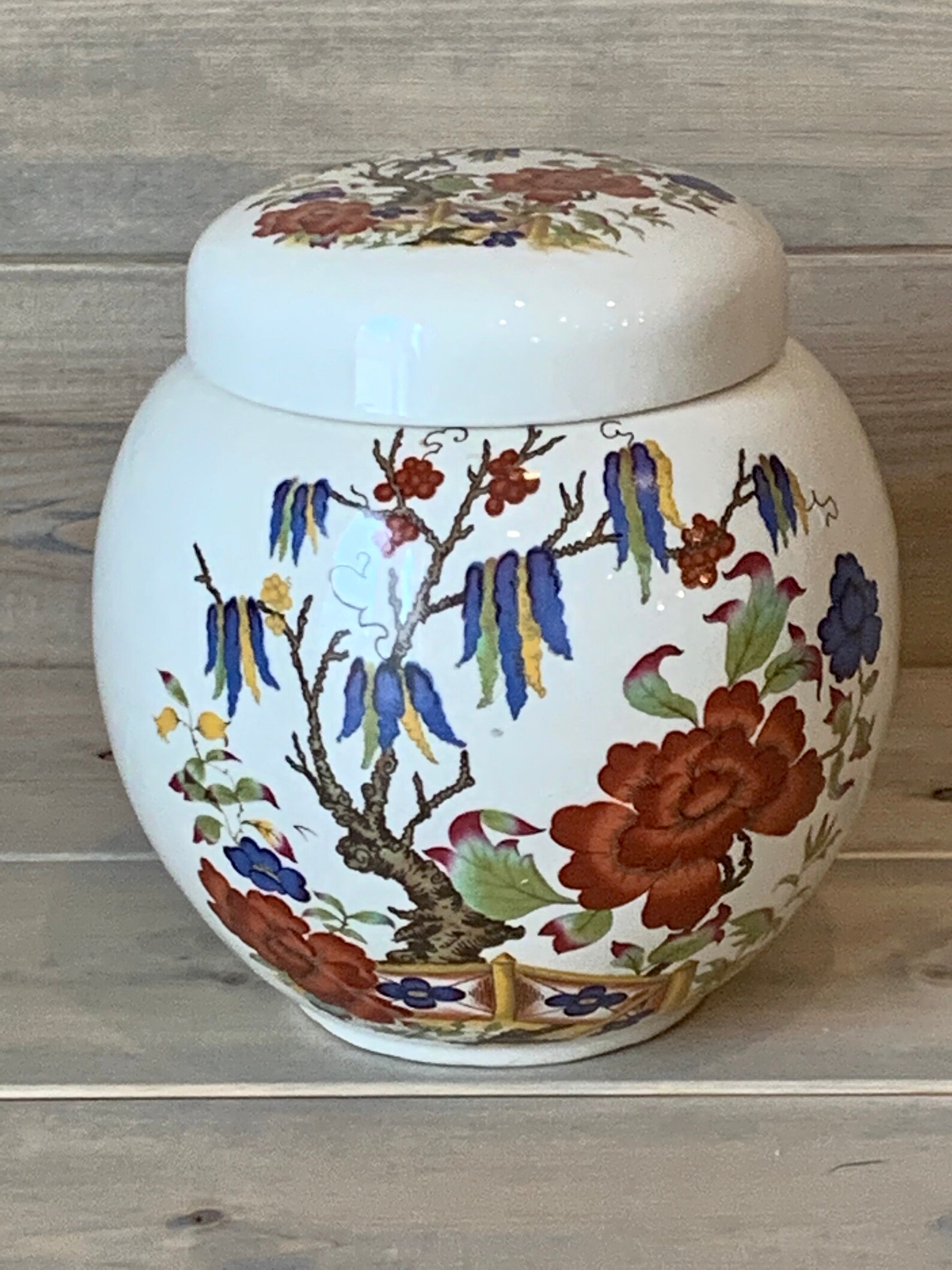 Sadler England Ginger Jar Asian Inspired Etsy