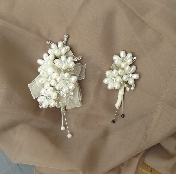 pearl corsage