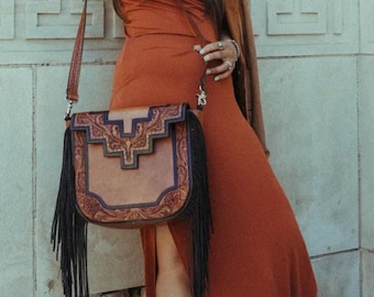The Austin Purse Haute Southern  Hyde Western Fringe Bag