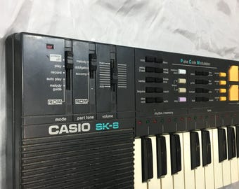 Casio SK-8 Sampling Keyboard Lo-fi - Etsy