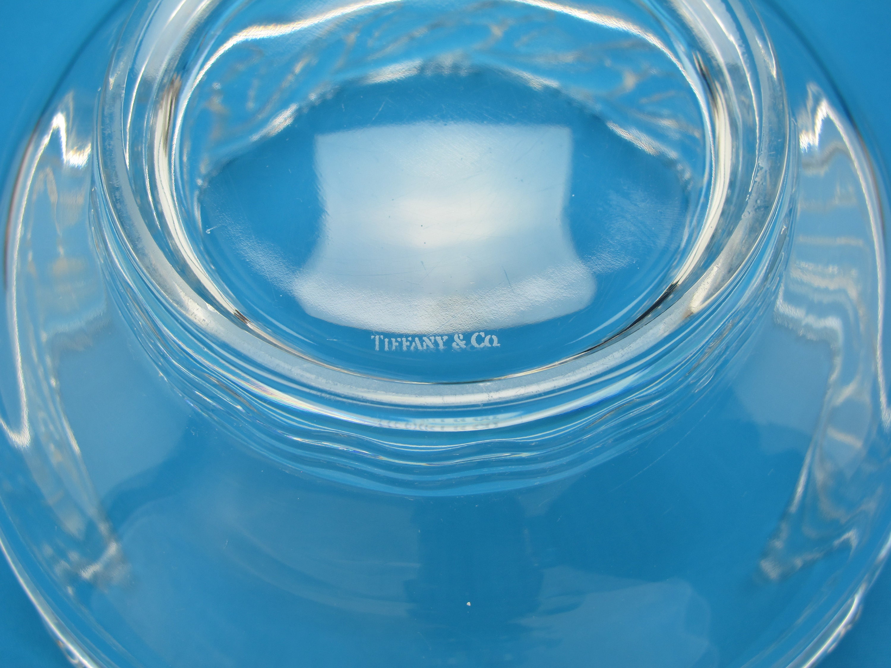 Signed Tiffany & Co. Crystal Interlocking Dolphin Design Around