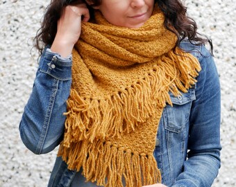 Merino Fringed Scarf