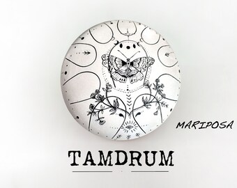 TAMdrum 10 notas personalizado,  HANK Instrumento percusion armonico relajante magico yoga musicoterapia