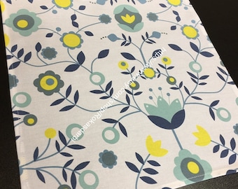 Cotton Fabric Napkins Set 8 White Background Reusable Dining Napkins Cloth Napkins