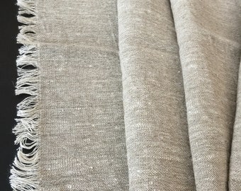 Pure Linen Towel  Bath Hand Massage Towel Rustic Washed Flax Organic Bathroom Linens