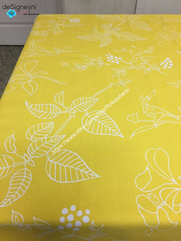 Round Tablecloth Oval Tablecloth Cotton Fabric Square Etsy