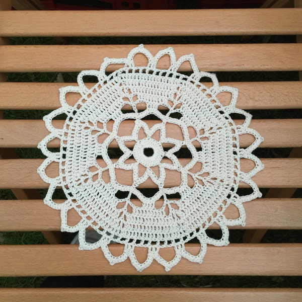 Round Crochet Doily Cotton Set 2