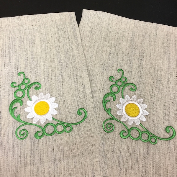 Daisy Placemats Etsy
