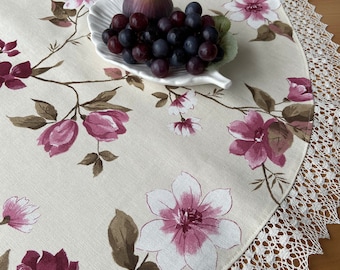 Kleine Tischdecke Runde Tischdecke Spitze Florale Tischdecke Mittelstück Runde Tischdecke Deckchen Runder oder Ovaler Tischläufer