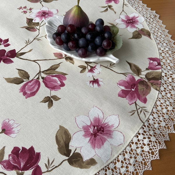 Round Table Table Topper Round Table Topper - Etsy