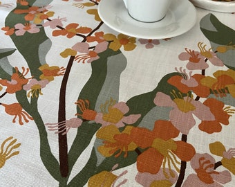 Tablecloth Round Oval Square Rectangle Cotton Tablecloth Floral table linen