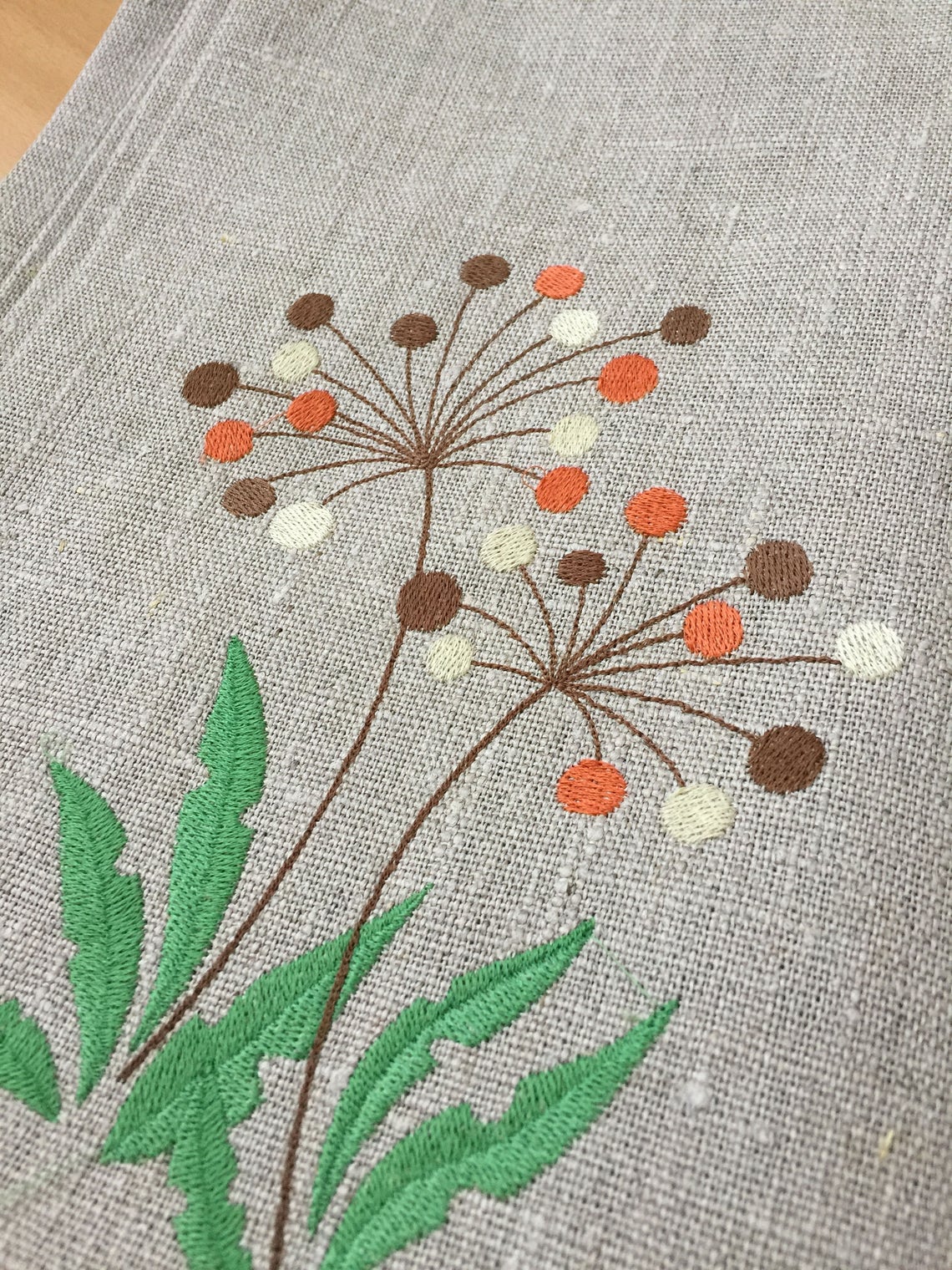 Linen Placemats Set 6 Embroidered Placemats Linen Fabric Etsy