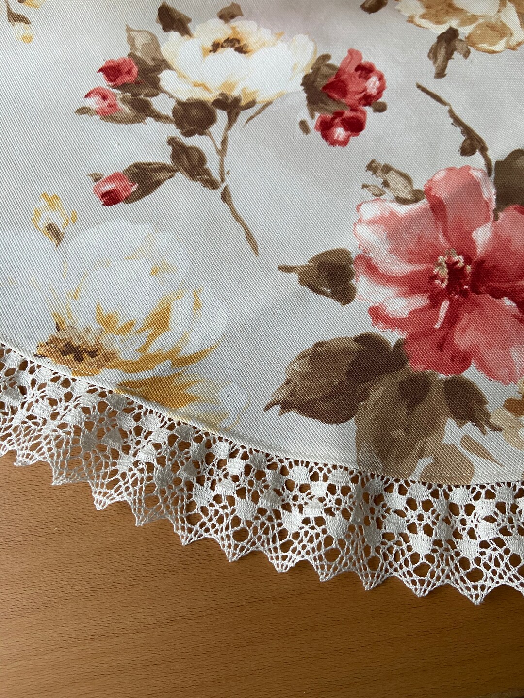 Small Tablecloth Round Tablecloth Lace Floral Tablecloth Center Piece Table Topper Doily 37