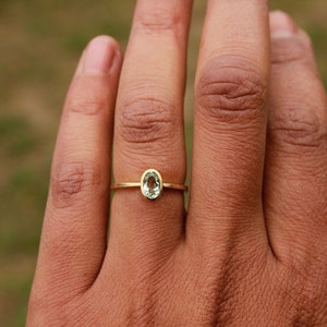 18k ring with beryl image 4