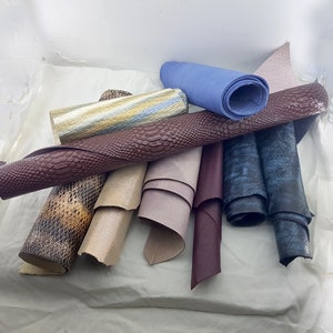 color mix leather cuts,leather pieces by kilo,large leather pieces,italian leather scraps,colorful leather pieces,leather assortment off cut