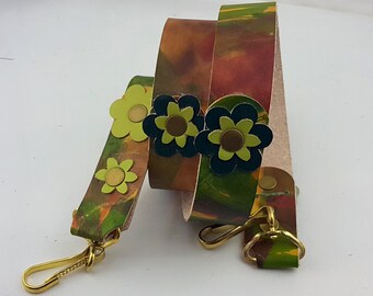 replacement  strap,leather shoulder bag strap,shoulder strap,colorful leather cross body bag strap,brown bag strap,leather replacement strap