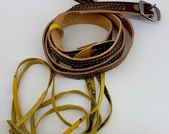 cintura in pelle da donna, pelle marrone, cintura in pelle di vitello vegetale fresata tamponata a mano, cintura in pelle, cintura in pelle di design, regalo sotto i 30 anni