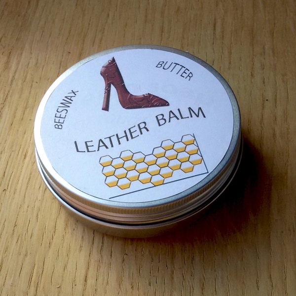 Beeswax  leather conditioner,100 ml leather balm,leather protect,leather polish,leather salve,leather finish,Nourishes and Protects Leather