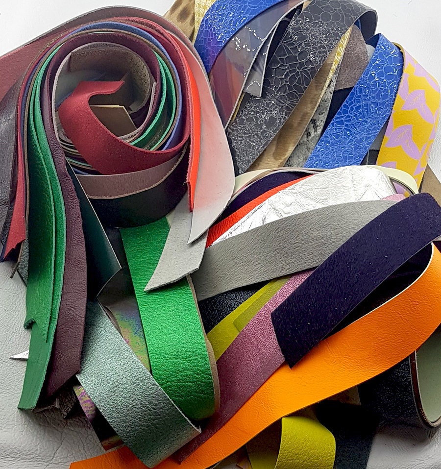 Leather binding tapecolorful Leather Straps10 pieces3 cm Etsy