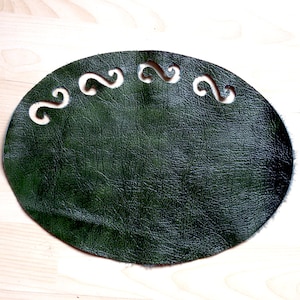 Leder Mauspad,grün Leder Mauspad,kleines Leder Mauspad,Echt Leder Mauspad
