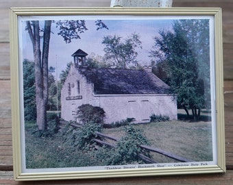 Vintage 1973 calendar Chambersburg Dairy Products Co. Thaddeus Stevens blacksmith shop Caledonia State Park