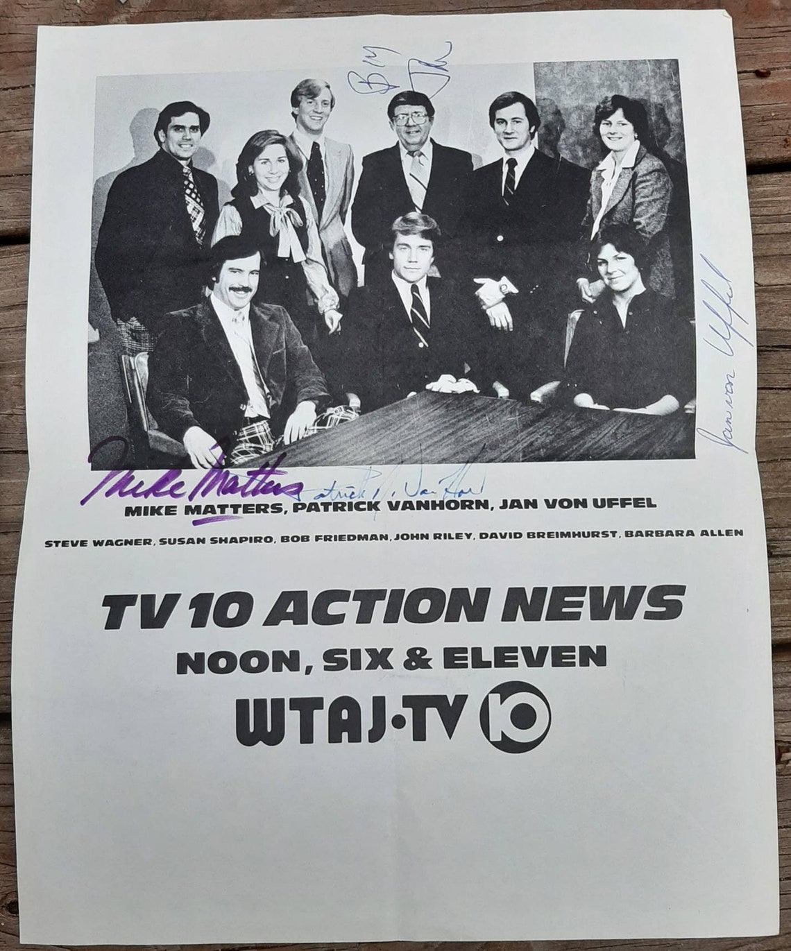 Vintage Altoona, PA Channel 10 Action News Memorabilia Late 70's Early 80's Etsy