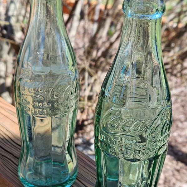 Winchester, Newport News VA (2) vintage Coke bottles 1961/60, 6-1/2 oz