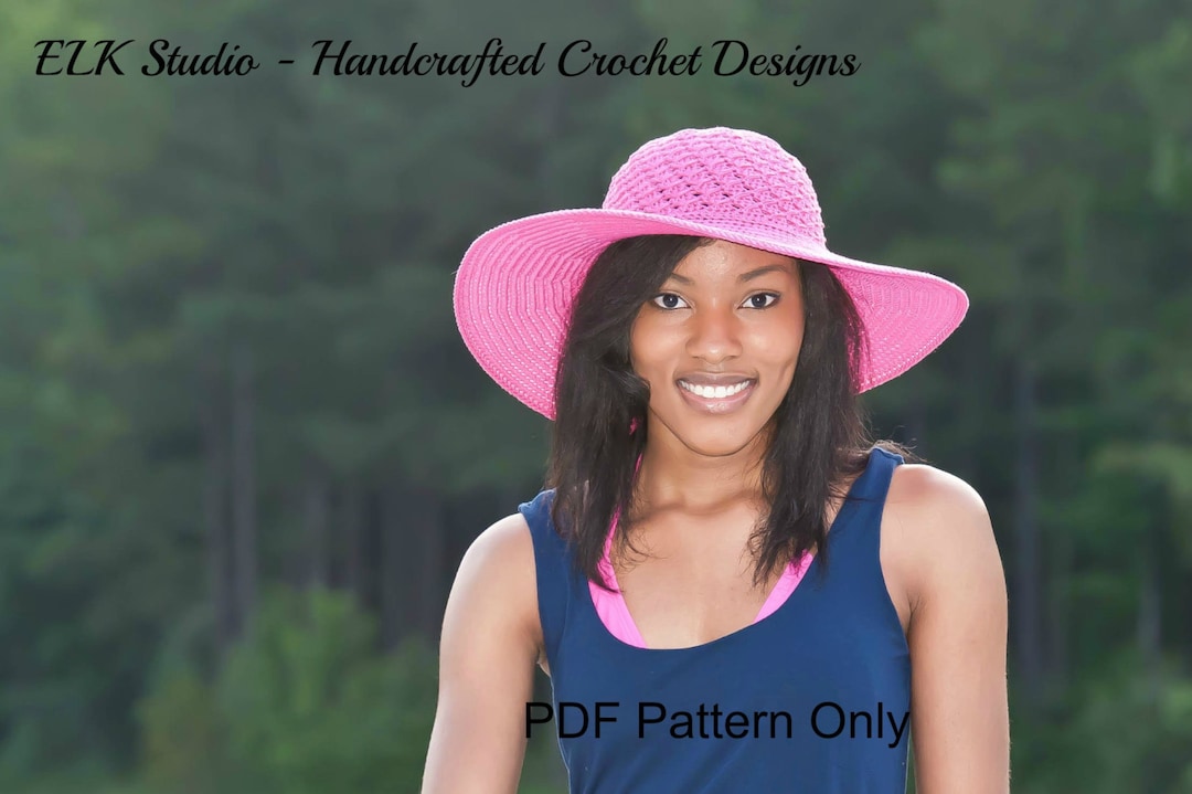 Southern and Sassy Beach Hat Pattern - Etsy