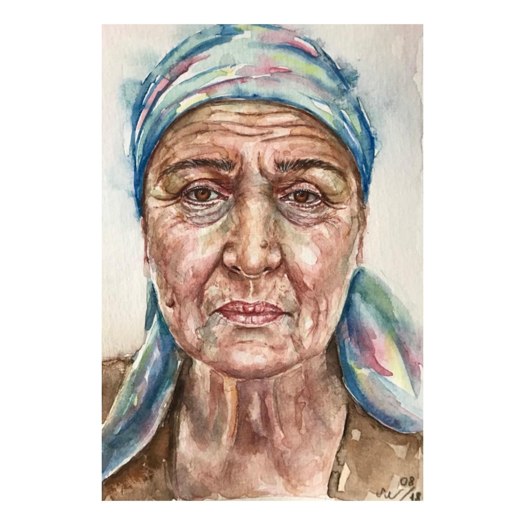 Old Women Portrait - Etsy