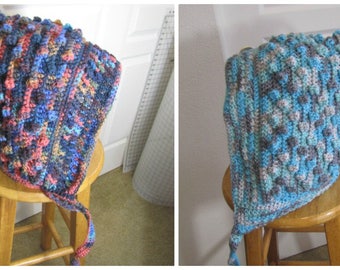 Crochet Bobble Tassel Fantasy Hood