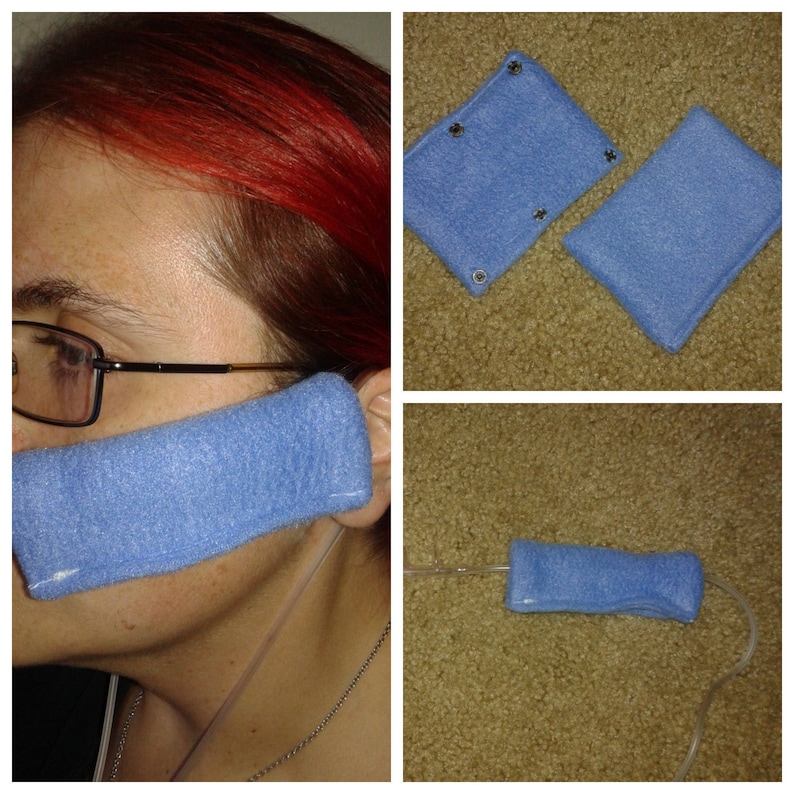 Oxygen Cannula Tube Ear Cheek Face Cover Protectors 1 Pair Etsy
