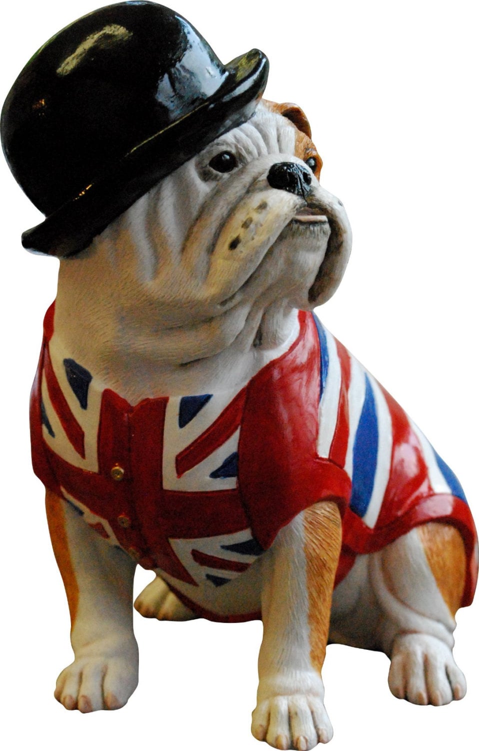 Bulldog Figurine Union Jack - Etsy