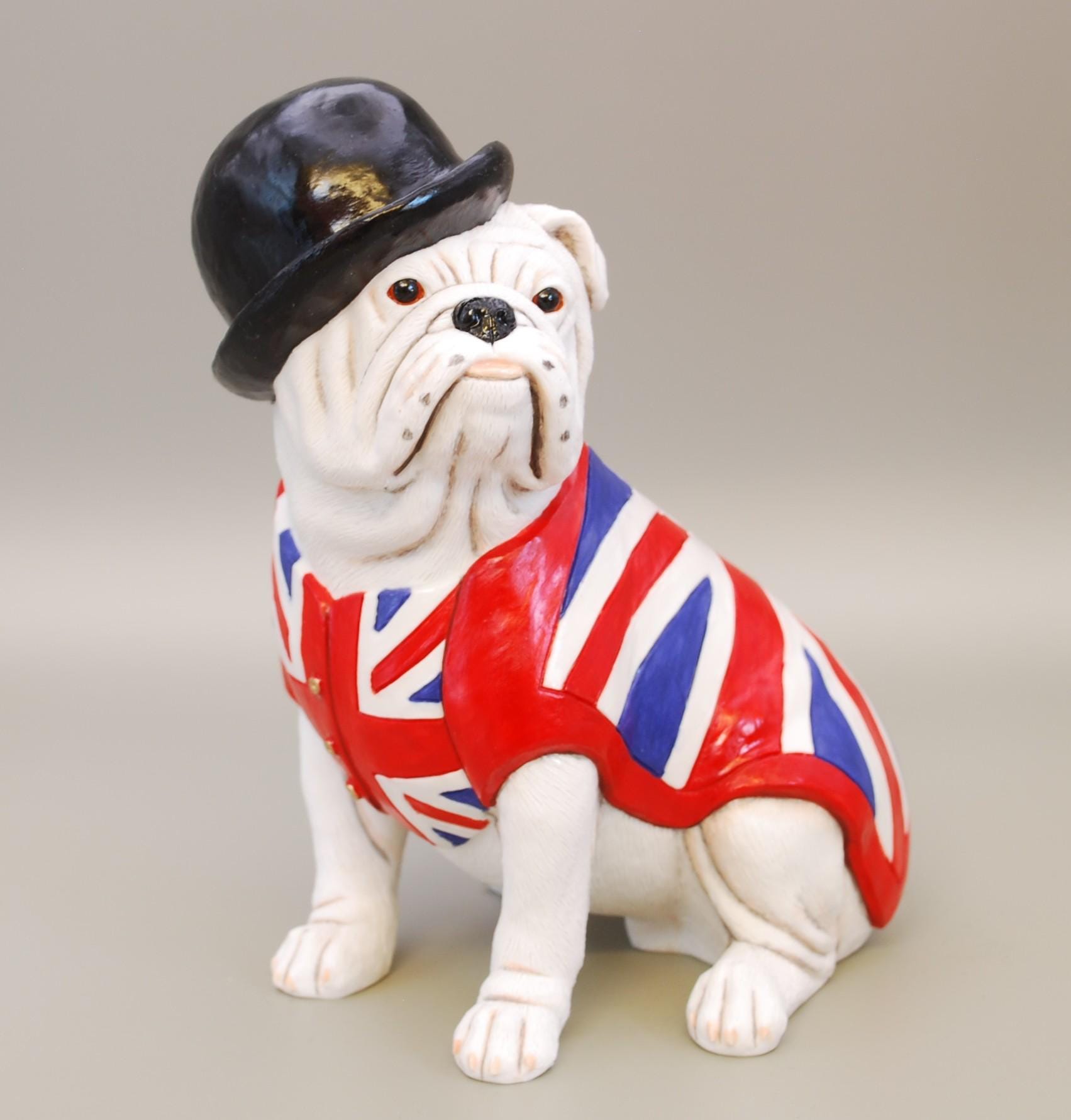 ユニオンジャック ブルドッグ 置物 Bulldog Figurine Union Jack - Etsy