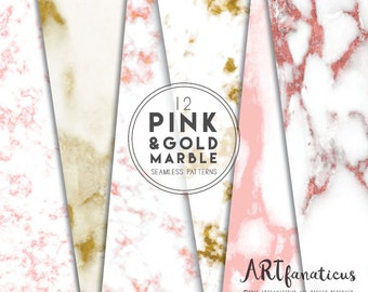 Pink & Gold Marble, seamless texture, marble backgrounds, marble design, rose gold marble, rose gold texture, marble photo, pink gold marble